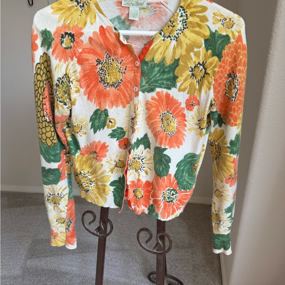 Lucky Brand Multicolor Knit Sweater